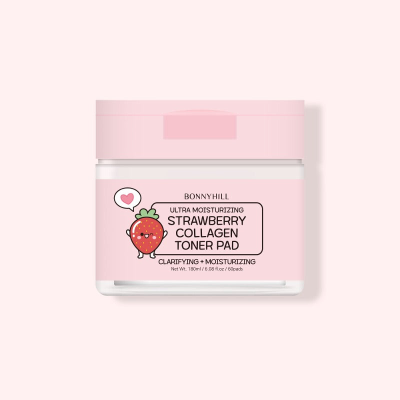 보니힐 스트로베리 콜라겐 토너 패드 180ml