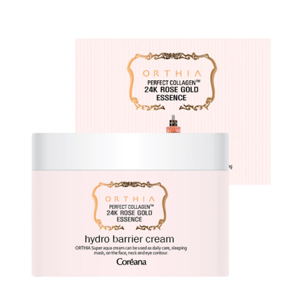 오르시아 퍼펙트 콜라겐 티엠 24케이 로즈 골드 에센스 하이드로 베리어 수분 크림 100ml